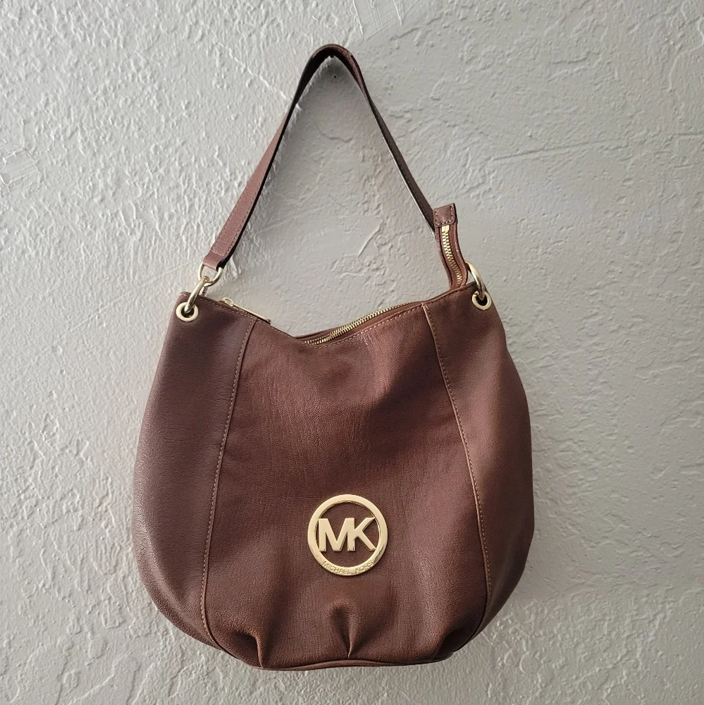 Michael Kors Brown Leather Purse